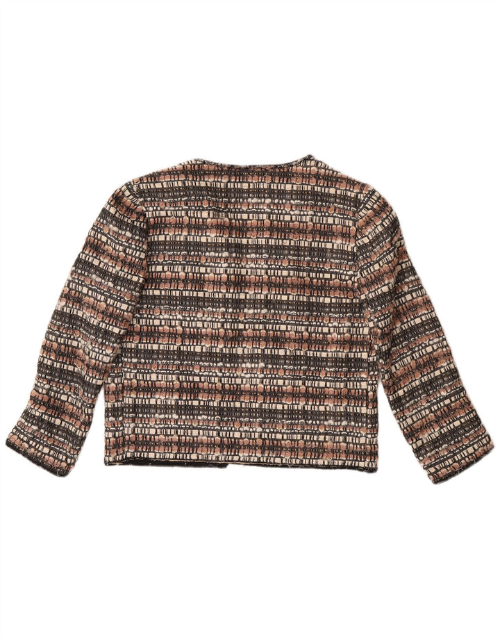 Pinko Γυναικείο μπουφάν Bolero με 3/4 μανίκια UK 10 Μικρό πολύχρωμο βαμβακερό