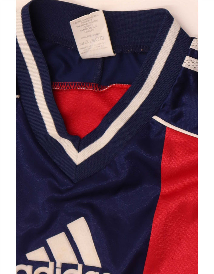 Ανδρικό γραφικό T-Shirt Adidas Top XL Red Colorblock Πολυεστέρας