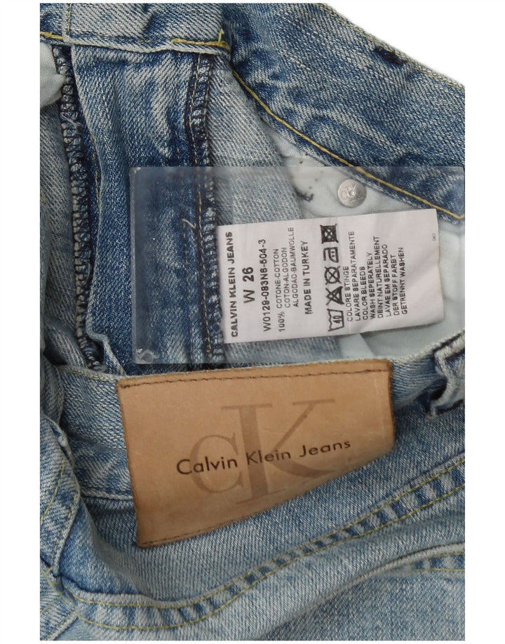 Γυναικείο τζιν Calvin Klein Bootcut W26 L32 Μπλε βαμβακερό