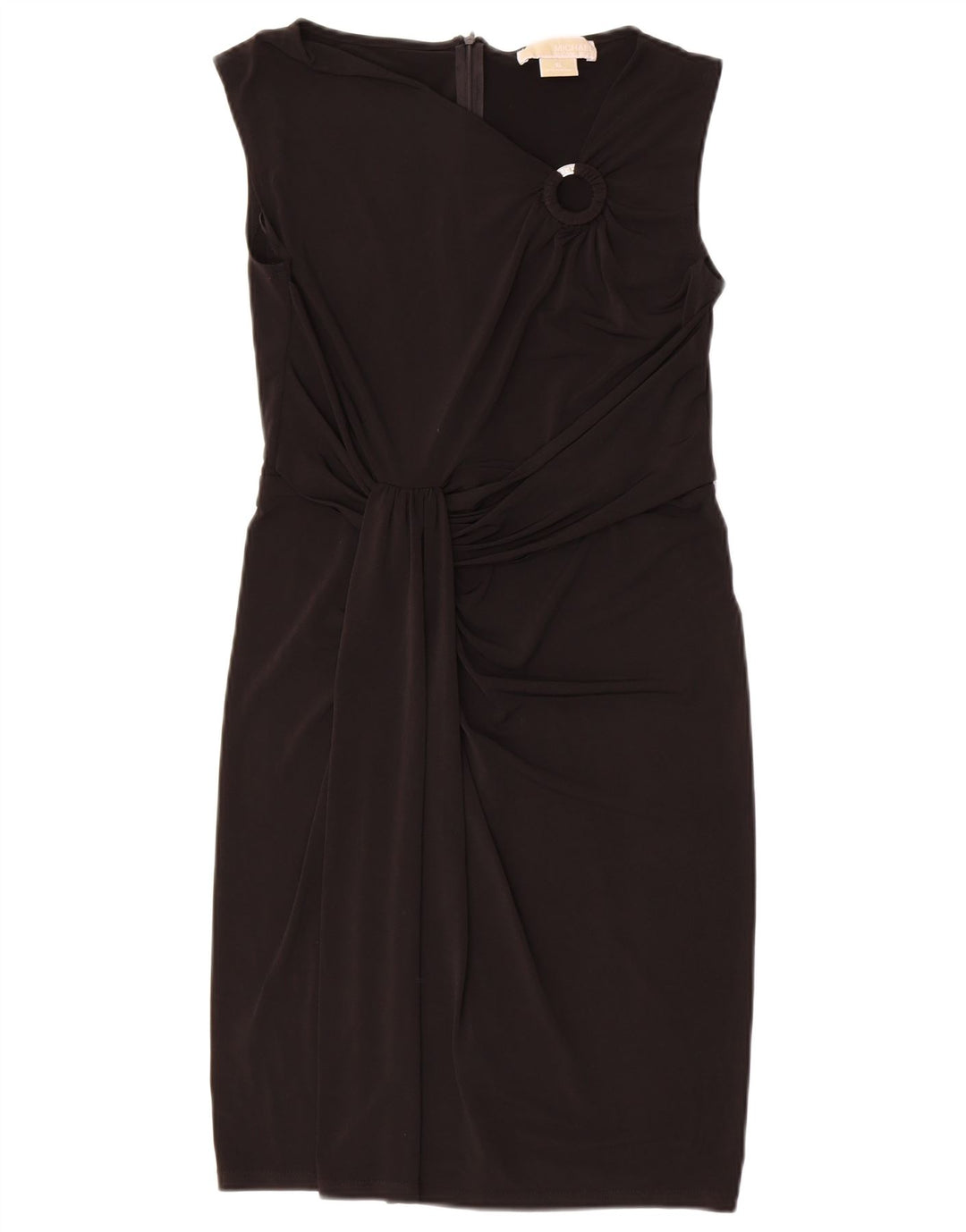 MICHAEL KORS Womens Sleeveless Sheath Dress US 6 Medium Black Polyester