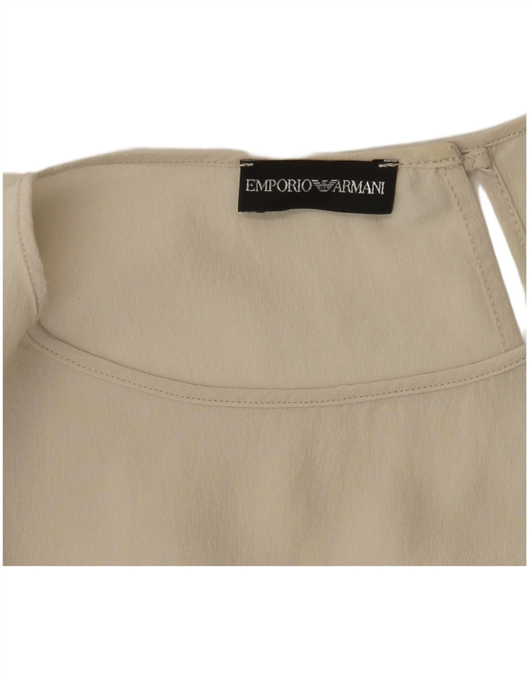 Emporio Armani Γυναικεία Μπλούζα Τοπ UK 14 Medium Beige