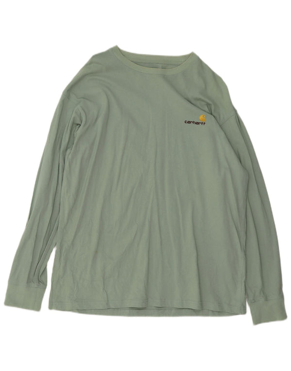 Ανδρικό τοπ Carhartt μακρυμάνικο XL πράσινο βαμβακερό