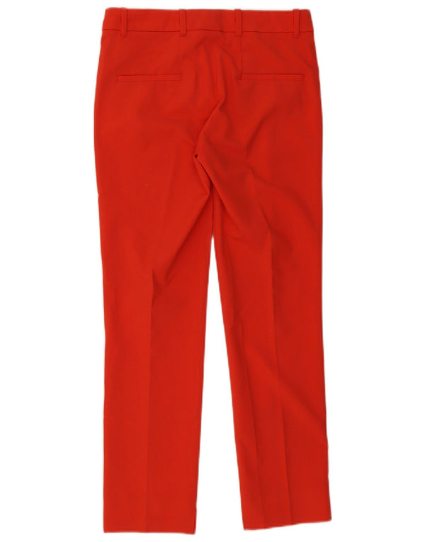 Zara Γυναικείο Slim Chino Παντελόνι XS W28 L27 Κόκκινο