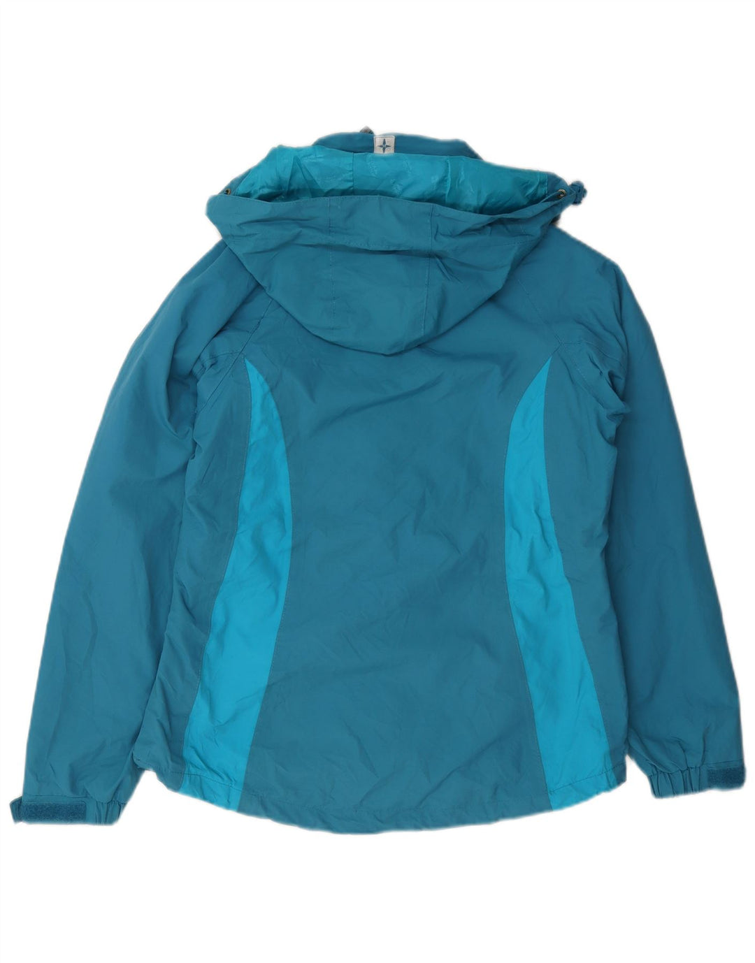 Mountain Warehouse Γυναικείο Isoory Hooded Rain Jacket UK 12 Medium Blue Nylon