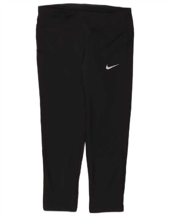 Γυναικεία κολάν Nike Dri Fit Capri UK 8 Small Black Polyester