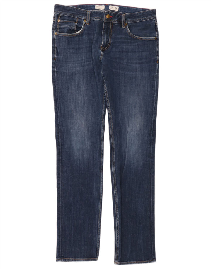 Tommy Hilfiger Mens Bleecker Slim Jeans W34 L36 Blue Cotton
