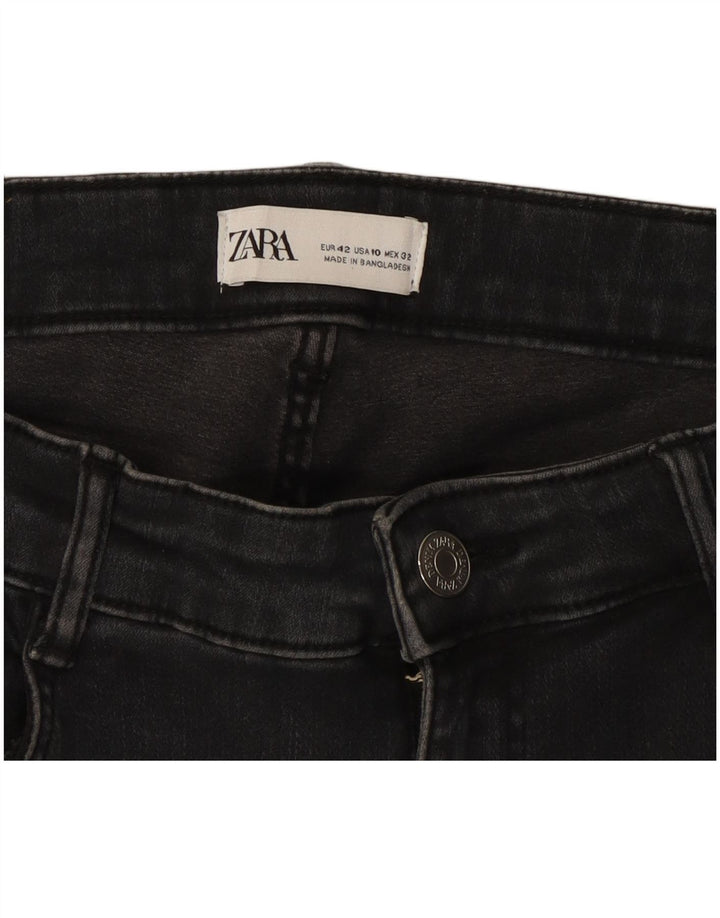 Zara Γυναικείο Slim Jeans EU 42 Large W32 L26 Black