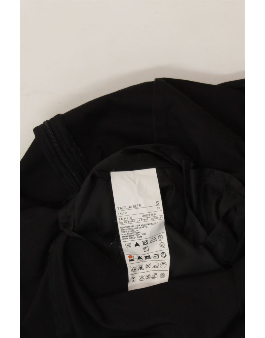 BENETTON Womens Shift Dress UK 10 Small Black Cotton Vintage Benetton and Second-Hand Benetton from Messina Hembry 