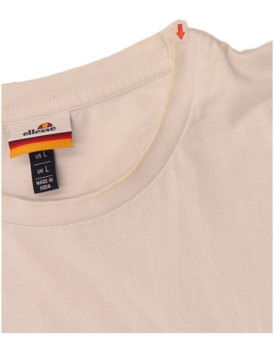 Ανδρικό γραφικό μπλουζάκι ELLESSE Top Large White