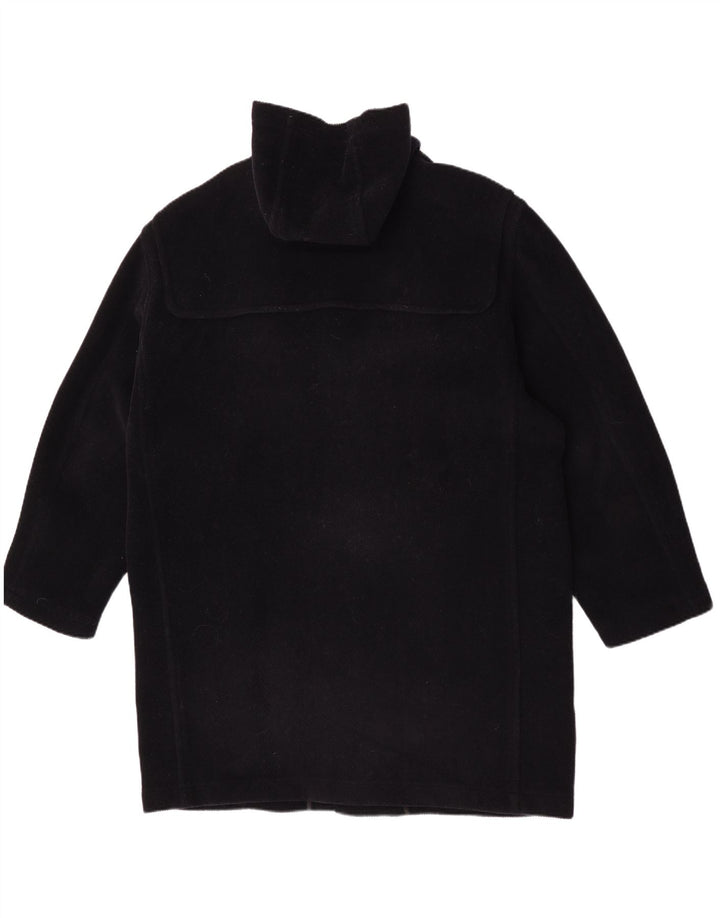 Nuovo Ανδρική κουκούλα Duffle Coat IT 50 Large Black Wool