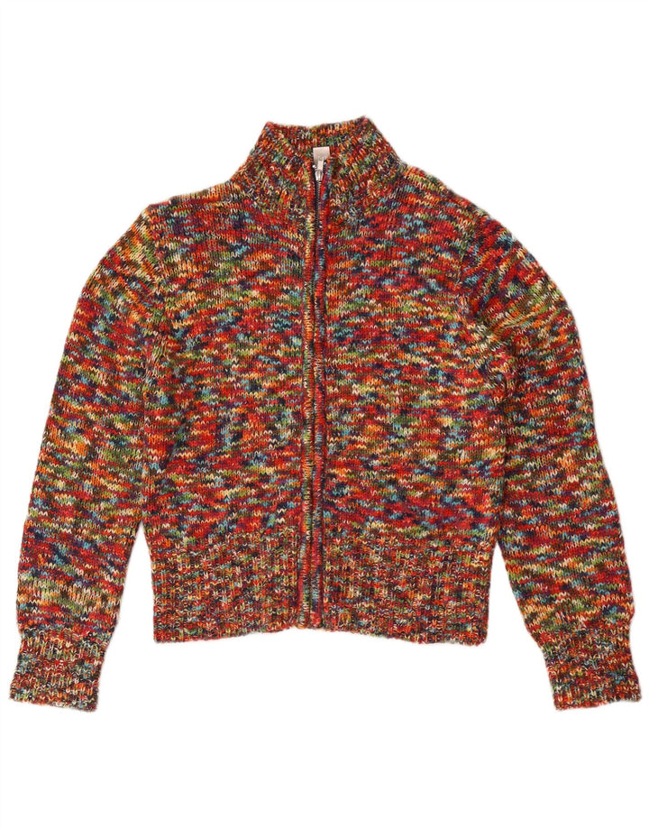 Γυναικείο πουλόβερ Rainbow Cardigan UK 10/12 μεσαία πολύχρωμη φλοκέτα