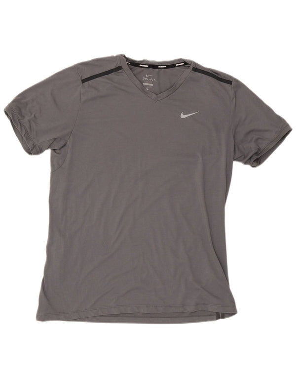 Ανδρικό T-Shirt Nike Top Large Grey Polyester