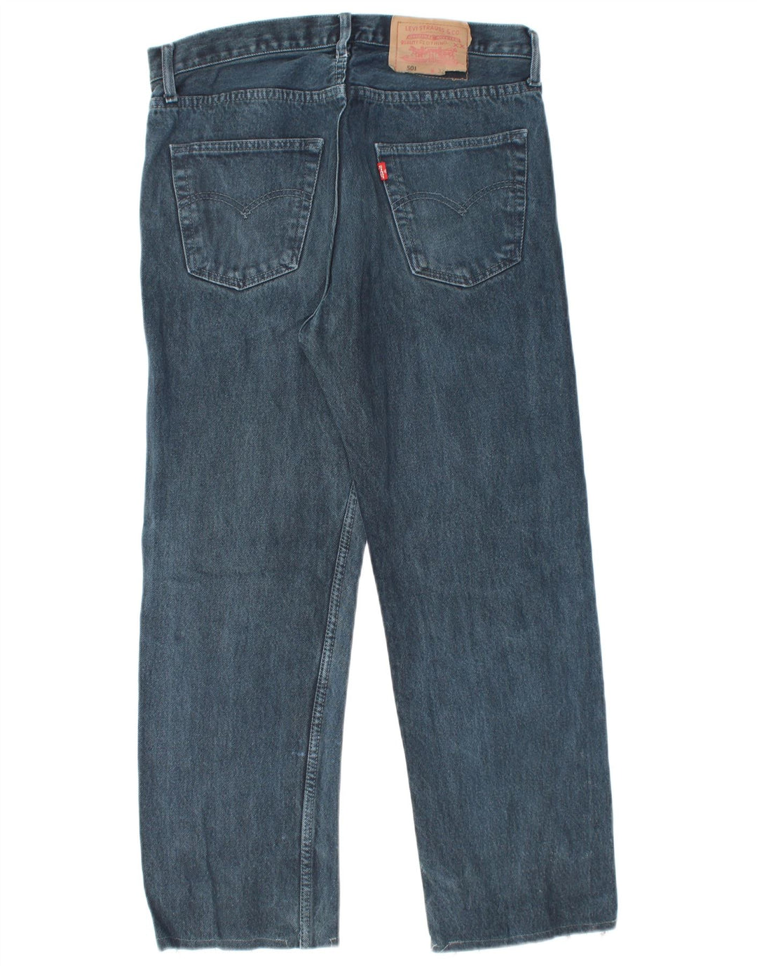 LEVI'S Ανδρικό τζιν 501 ίσιο W32 L25 Μπλε βαμβακερό