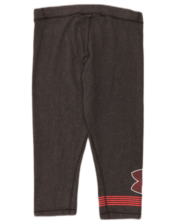 Under Armour Γυναικείο Γραφικό Κάπρι Κολάν UK 14 Μεσαίο γκρι βαμβακερό