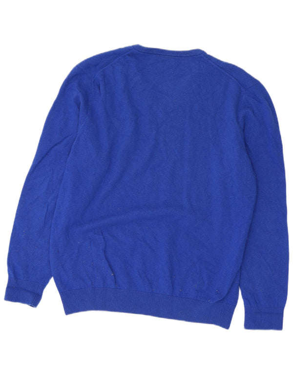 Ανδρικό πουλόβερ Lacoste με V λαιμόκοψη, μέγεθος 6 XL, παρθένο μαλλί