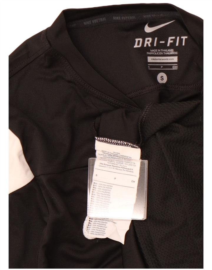 Ανδρικό μπλουζάκι NIKE Top Small Black Colourblock Polyester Sports