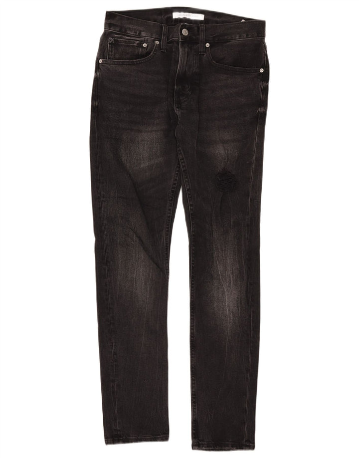 Calvin Klein Ανδρικό Slim Jeans W29 L32 Μαύρο βαμβακερό