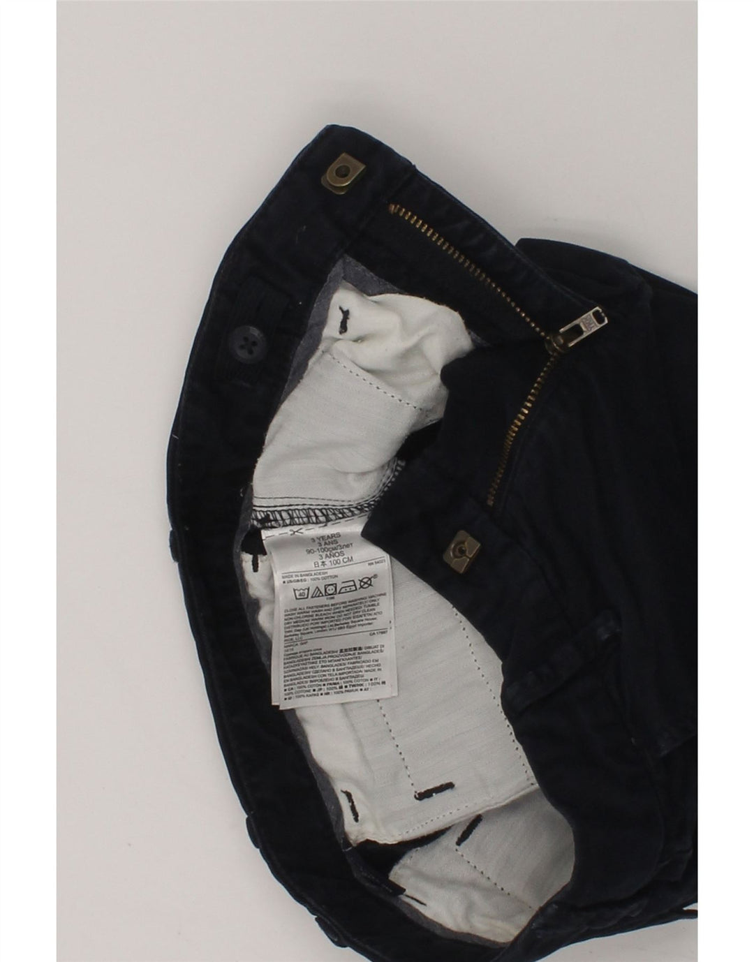 GAP Boys Chino Shorts 2-3 Years W20  Navy Blue Cotton | Vintage Gap | Thrift | Second-Hand Gap | Used Clothing | Messina Hembry 