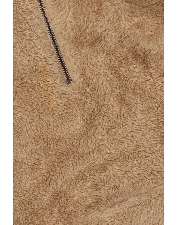 ZARA Ανδρική κουκούλα Fleece Jumper Large Beige