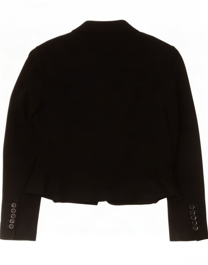 Zara Γυναικείο Open Blazer Jacket UK 10 Small Black