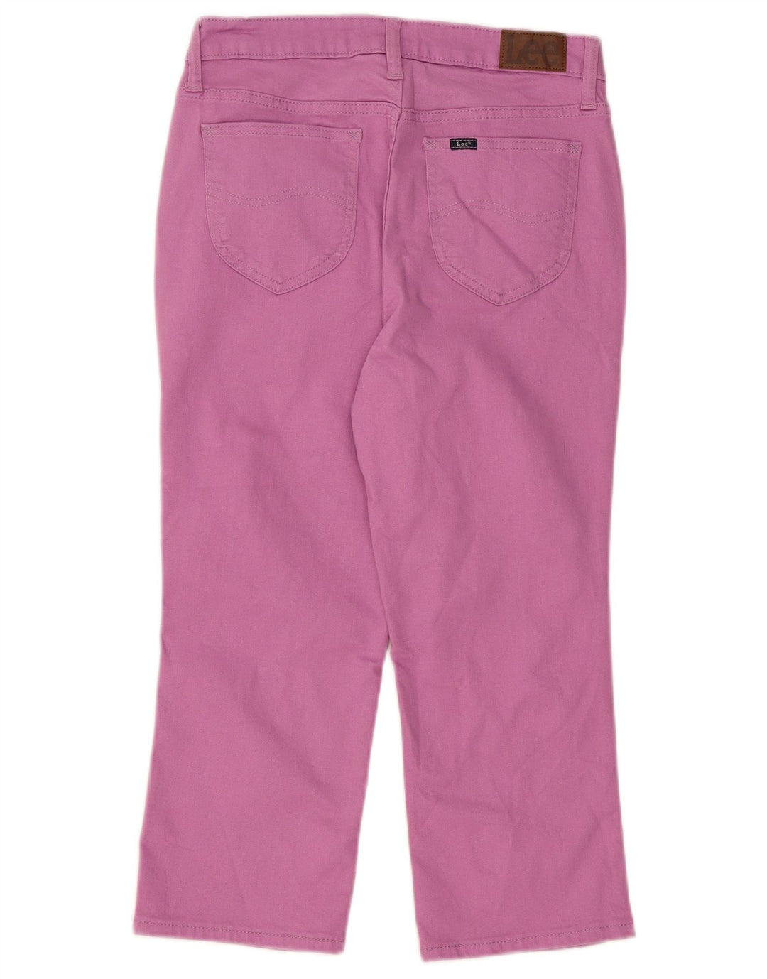 Lee Womens Capri Jeans US 6 Medium W30 L22 Μωβ βαμβακερό