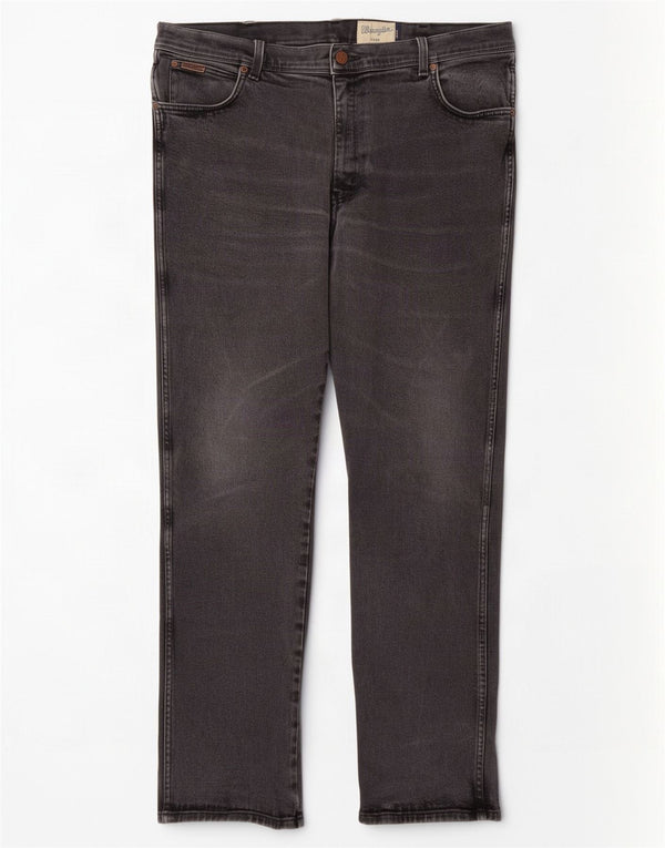 Ανδρικό τζιν Texas Straight Wrangler W40 L34 Γκρι βαμβακερό
