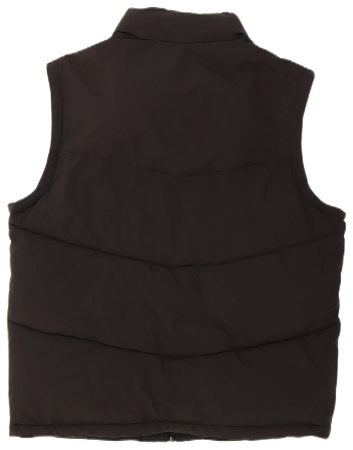 Pull & Bear Ανδρικό padded Gilet UK 38 Medium Black Polyester