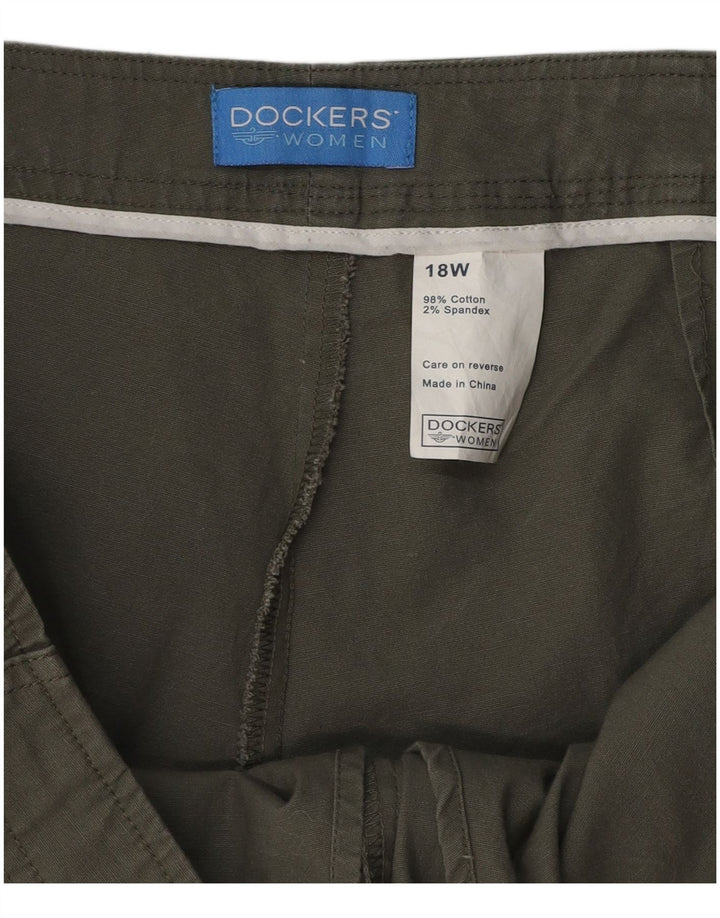 DOCKERS Γυναικείο Skort US 18 2XL Χακί Βαμβακερό