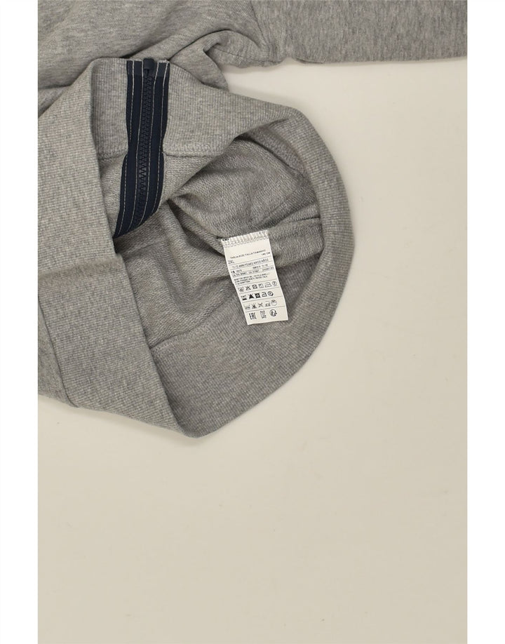 BENETTON Girls Graphic Tracksuit Top Jacket 11-12 Years 2XL Grey Cotton | Vintage Benetton | Thrift | Second-Hand Benetton | Used Clothing | Messina Hembry 