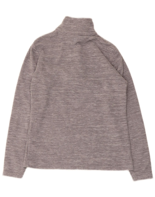 Mountain Warehouse Γυναικείο φερμουάρ Fleece Jumper UK 8 Small Grey Flecked