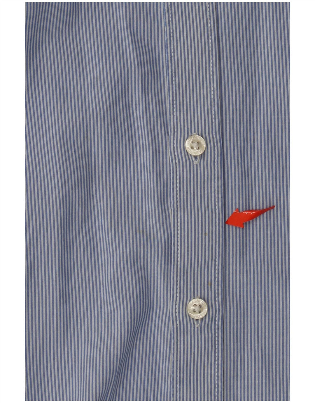 NAPAPIJRI Ανδρικό πουκάμισο Urban Fit XL Μπλε βαμβακερό ριγέ