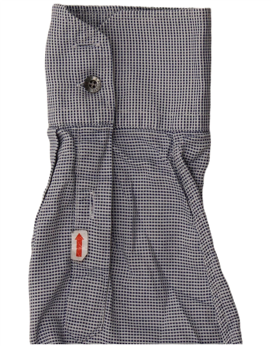 Ανδρικό καρό πουκάμισο Lacoste, νούμερο 40 μεσαίου μπλε Houndstooth βαμβακερό Classic