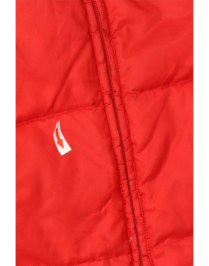 Adidas Ανδρικό μπουφάν με επένδυση UK 38 μεσαίου κόκκινου χρώματος πολυεστέρας