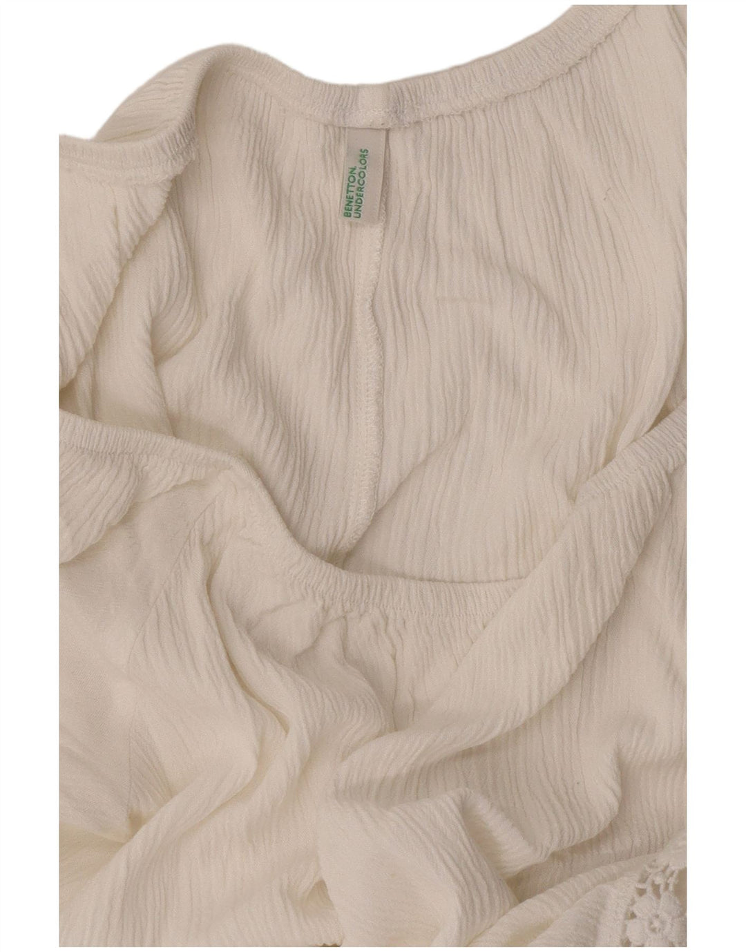 Benetton Γυναικεία Μπλούζα Μπλούζα UK 18 XL Λευκή
