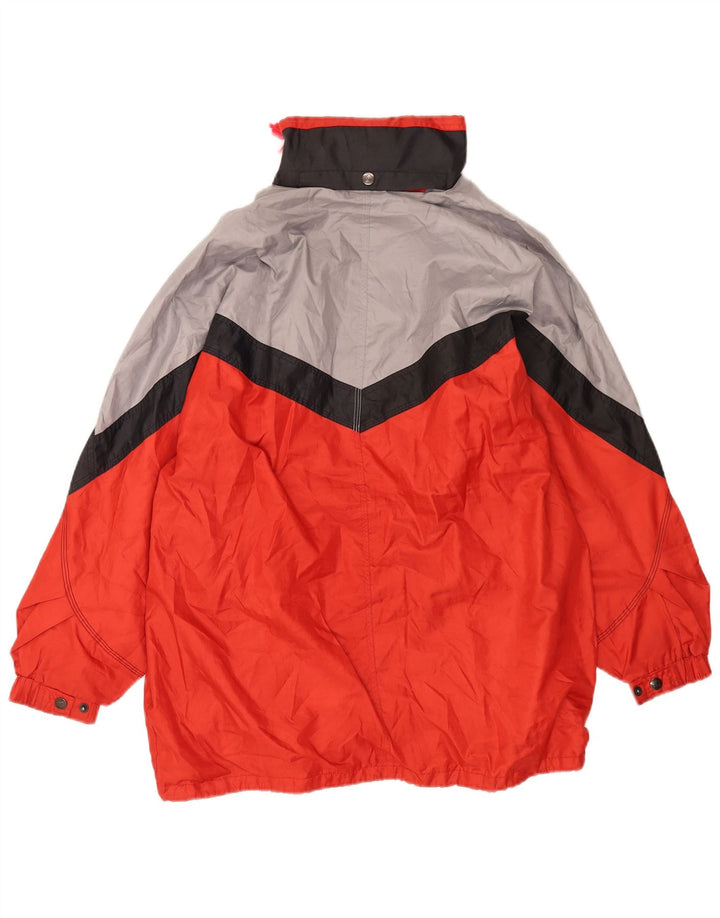 Master Ανδρική φόρμα με κουκούλα Top Jacket Μεσαίου Κόκκινου χρώματος Nylon