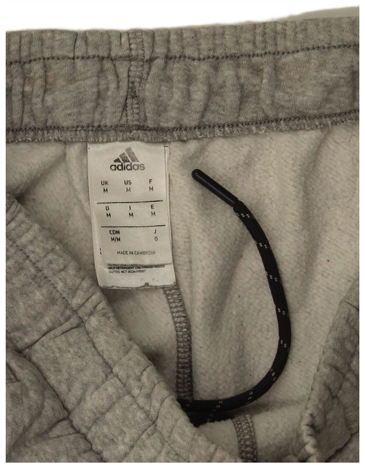 Ανδρική φόρμα Adidas Παντελόνι Joggers Βαμβακερό μεσαίο γκρι