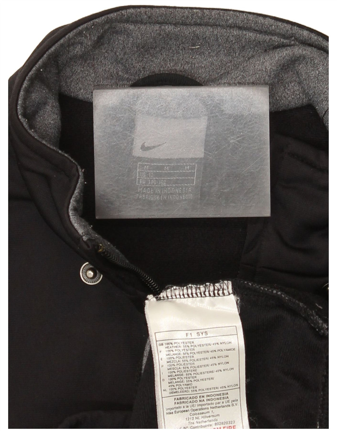 Μπουφάν Nike Boys αθλητική φόρμα 10-11 ετών Medium Black Colourblock