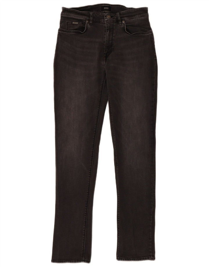 Ανδρικό τζιν Hugo Boss Slim W31 L32 Γκρι βαμβακερό