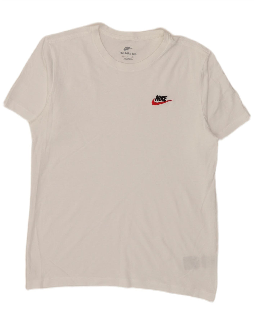 Ανδρικό μπλουζάκι Nike, μικρό λευκό βαμβακερό