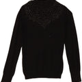 LIPSY Womens Turtle Neck Jumper Sweater UK 12 Medium Black Viscose Vintage Lipsy and Second-Hand Lipsy from Messina Hembry 