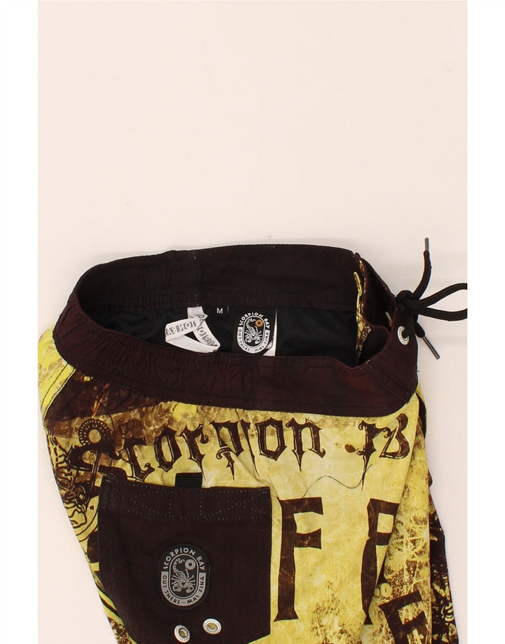 SCORPION BAY Boys Graphic Swimming Shorts 6-7 Years Medium  Yellow Vintage Scorpion Bay and Second-Hand Scorpion Bay from Messina Hembry 