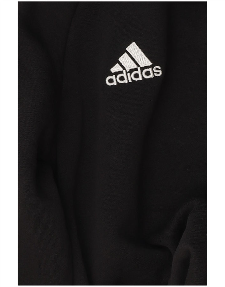 Adidas Ανδρικό Hoodie Jumper Μεσαίο Μαύρο