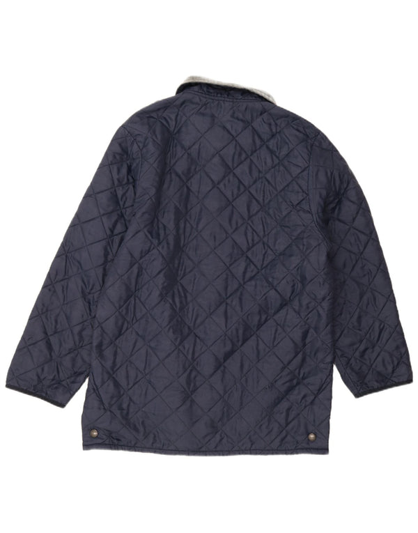 Ανδρικό καπιτονέ μπουφάν Barbour UK 40 Large Navy Blue Nylon