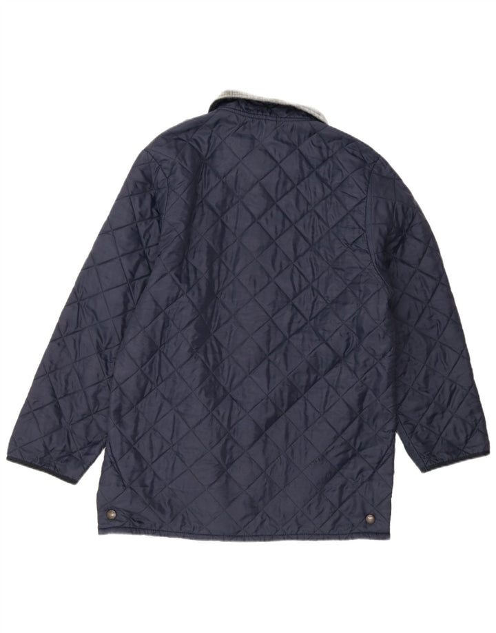 Ανδρικό καπιτονέ μπουφάν Barbour UK 40 Large Navy Blue Nylon