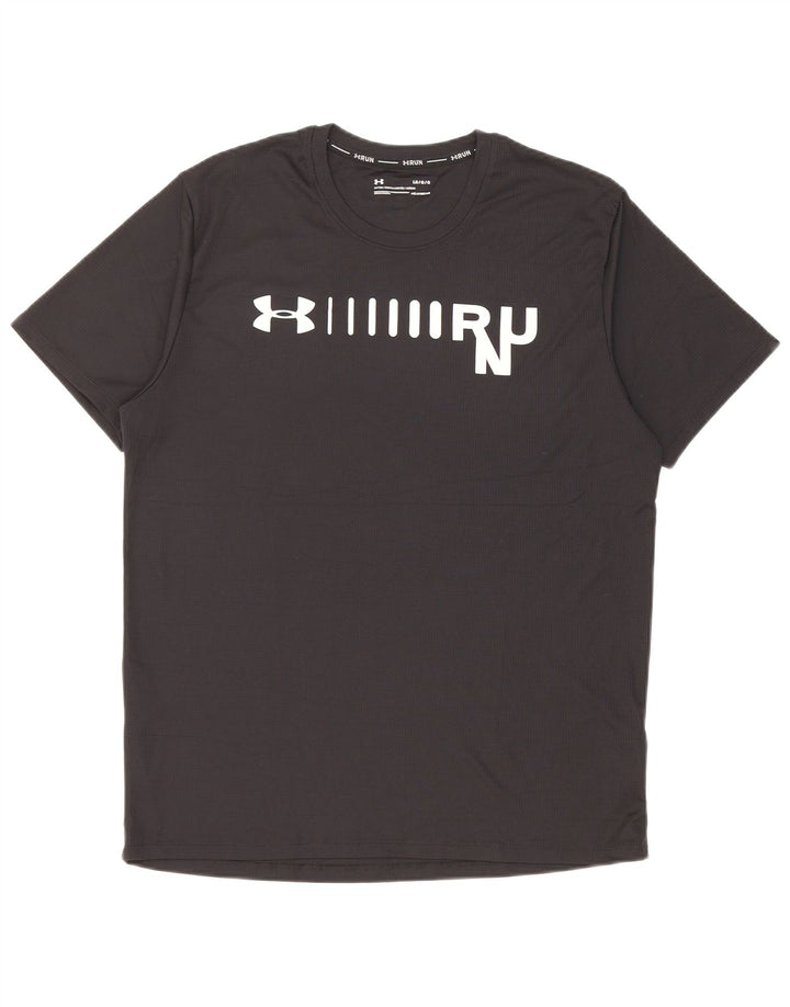 Under Armour Ανδρικό T-Shirt με γραφικό επάνω μεγάλο μαύρο πολυεστέρα