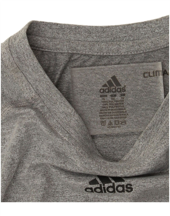 Adidas Ανδρικό γραφικό τοπ Fairmont Μακρυμάνικο XL Γκρι πολυεστέρας
