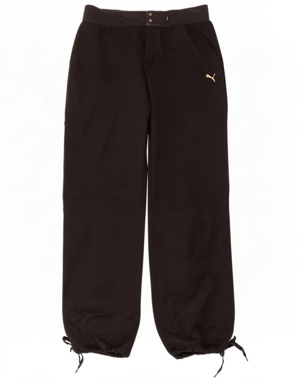 Puma Γυναικείο Παντελόνι Loose Fit UK 12 Medium W32 L30 Μαύρο