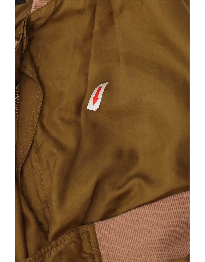 Ανδρικό μπουφάν Van Zon Bomber UK 40 Large Khaki Colourblock Silk