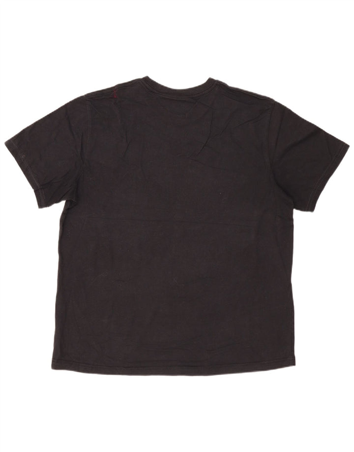 Eddie Bauer Ανδρικό T-Shirt Top XL Μαύρο βαμβακερό