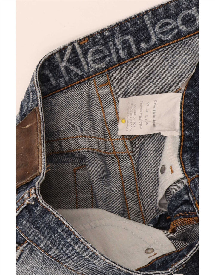 Ανδρικό τζιν ίσιο Calvin Klein W31 L34 Μπλε βαμβακερό